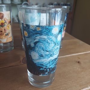 Vintage Parka glass vincent van gogh